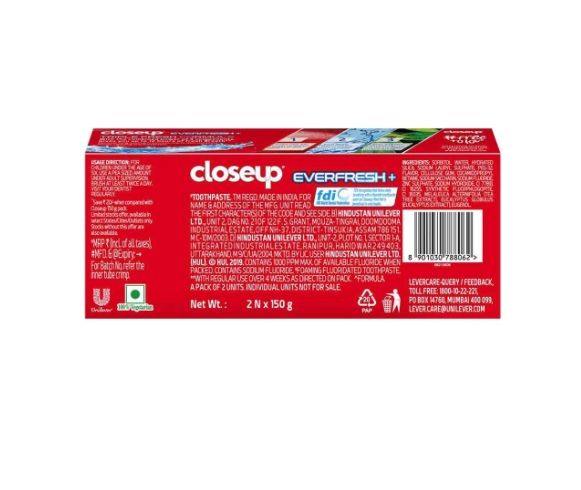 Closeup Ever Fresh Red Hot Gel Toothpaste (Pack Of 2) Rs 20 Off